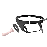 シリコンディルド付きのお洒落なレザーペニスバンド ディルド4サイズ展開