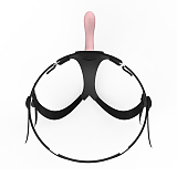 シリコンディルド付きのお洒落なレザーペニスバンド ディルド4サイズ展開