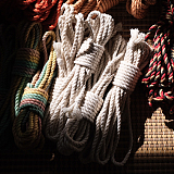 純粋な真っ白な緊縛専用高級麻縄6mm 8m/10m