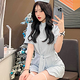 清楚なエロ看護師ナース服コスプレ ホワイト/ブルー【SEVENTY-THREE】