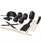 SM複合拘束10点セット 黒 収納バッグ付き