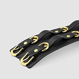 SMに必要なアイテム10点含むプレミアムな拘束具セット ブラック