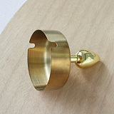 【本格プレイ対応】ステンレス灰皿アナルプラグ 1.8cm/2.2cm/2.8cm/3.2cm