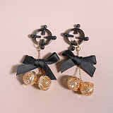 リボン飾りと鈴の組合せで無敵可愛いリングニップルクリップ 四タイプ