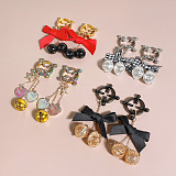 リボン飾りと鈴の組合せで無敵可愛いリングニップルクリップ 四タイプ