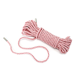 パステルカラーの光沢感が美しいナイロン緊縛ロープ 10m