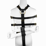 亀甲縛り風SM束縛ストラップハーネス 上半身拘束ストラップ
