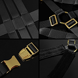 亀甲縛り風SM束縛ストラップハーネス 上半身拘束ストラップ