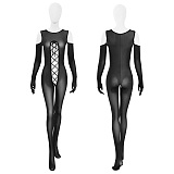 透け透けシースルーオープンクロッチメイドコスプレ3点セット