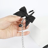 リボンニップルクリップ付きのシリコンボール口枷 3.8cm/4.5cm/4.8cm