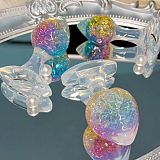 幻想的な光彩で魅せる高級シリコン製アナルプラグ S/M/L