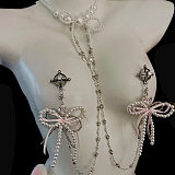 アリスのシークレット パールチェーンニップルクリップ&ウエストチェーン