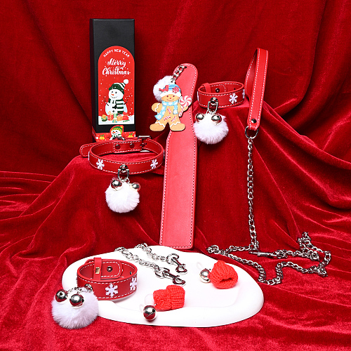 ふわもこスノーフレークのクリスマス拘束6点セット