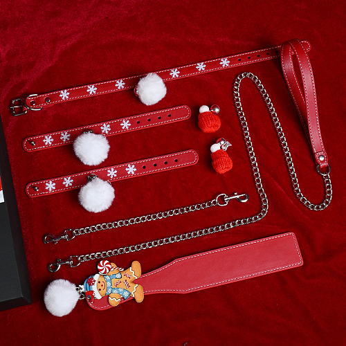 ふわもこスノーフレークのクリスマス拘束6点セット