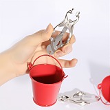 バケツ式 乳首クリップ ニップルクリップ 荷重 重り SMグッズ 6色展開 男女兼用 (Bucket Style Nipple Clips Nipple Clips Load Weight SM Goods 6 Colors Unisex)