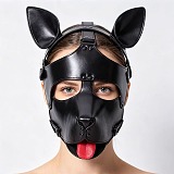 ペットプレイ専用 従順な犬への変身できる犬マスク（全頭マスク選択可能）