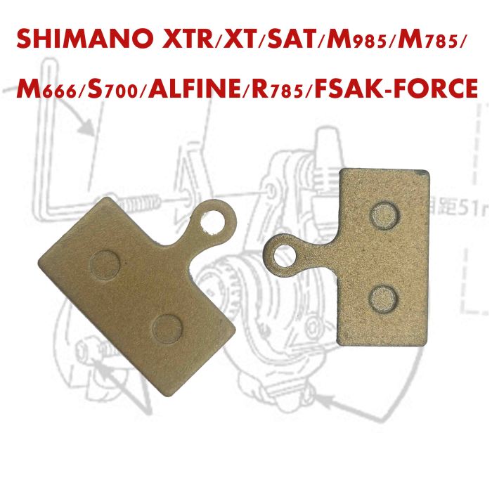SHIMANO XTR/XT/SAT/M985/M785/M666/S700/ALFINE/R785/FSAK-FORCE