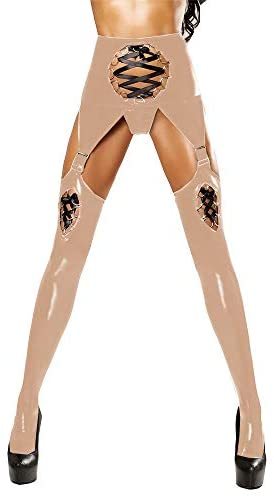 17 Colors Nightclub Pantyhose Crotchless Stockings Lace Up Tights