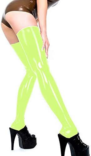 26 Colors PVC Thigh High Stockings Ladies Cosplay All-match Socks