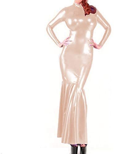 Plus Size Long Sleeve Mermaid Dress Ladies Party Trumpet Vestido