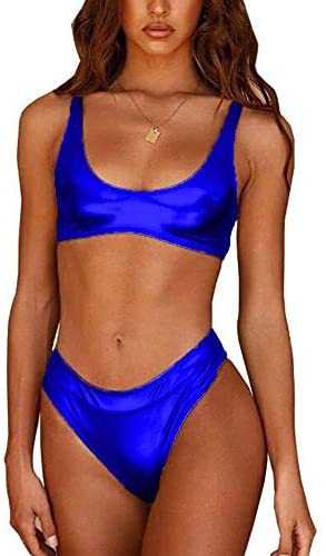 Plus Size Summer Micro Bikini Set Ladies Crop Top + High Cut Briefs