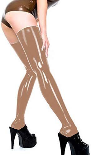 26 Colors PVC Thigh High Stockings Ladies Cosplay All-match Socks