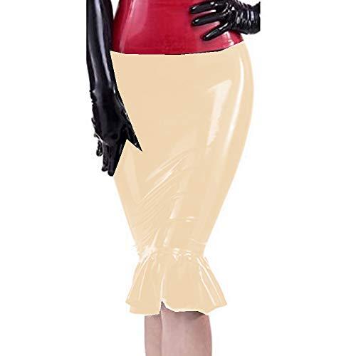 25 Colors Lady Slim Fishtail PVC Skirt Package Hips Mermaid Skirt
