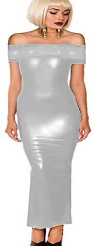 Slash Neck Bodycon Long Dress Women Sexy Vestido Off Shoulder Dress
