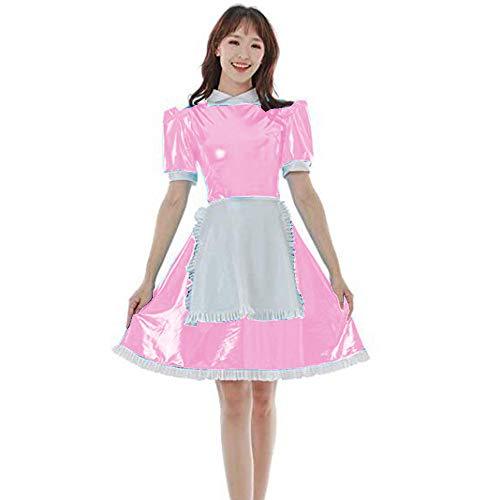 17 Colors Sweet Ladies Maid Cosplay Dress Fancy Lolita Dress+Apron