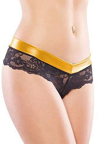 18 Colors Lady Sexy Black Lace G-String Novelty See Through Briefs