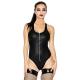 15 Colors Sleeveless Women Sexy Teddy Zipper Front Stretch Bodysuit
