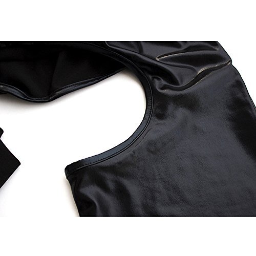 Open Crotch Leotard Men's Catsuit Sexy Sleeveless Bodysuit Teddies Lingerie