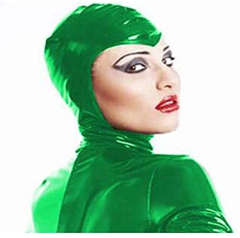 12 Color Sexy Cosplay Accessories Catwoman Mask PVC Hooded Headgear