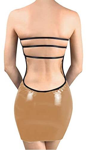 17 Colors Breathable Backless Dress Lady Sexy Strapless Mini Dress