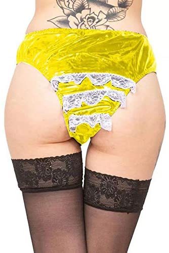 Charming Elastic Waist Panties Novelty Women Lace Splicing Briefs