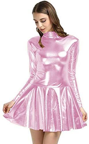 17 Colors Sexy Mini Dress Long Sleeve Vestido A-Line Pleated Dress