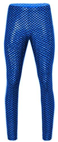 14 Colors Women Fish Scales Printing Leggings Mermaid Cosplay Pants