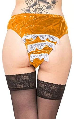 Charming Elastic Waist Panties Novelty Women Lace Splicing Briefs