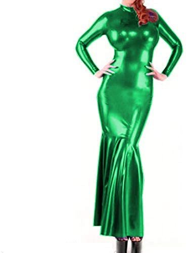 Plus Size Long Sleeve Mermaid Dress Ladies Party Trumpet Vestido
