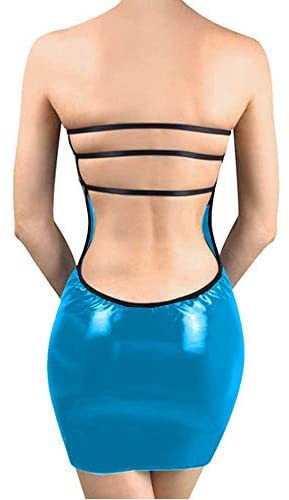 17 Colors Breathable Backless Dress Lady Sexy Strapless Mini Dress