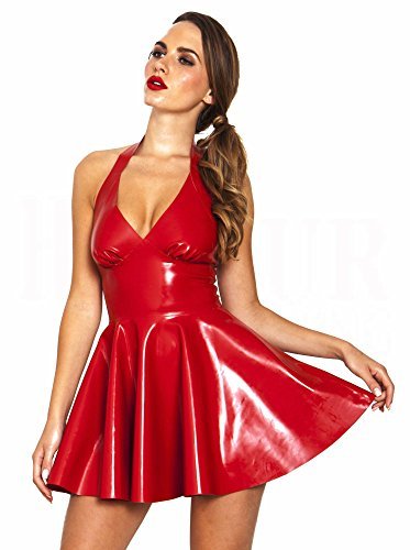 Women's Sexy Wet Look PU Leather Bodycon Short Mini Dress Party  Clubwear Dresses