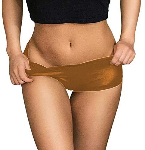 Plus Size Elastic Waist Briefs Ladies Attractive Ruched Underpants