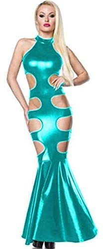 18 Colors Cut Out Waist Legs Dress Ladies Sleeveless Mermaid Dress