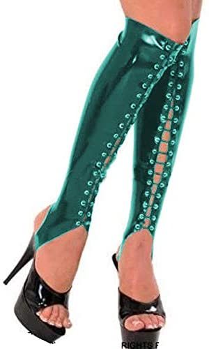 12 Colors Lady Lace-up Stockings Glossy Calf Socks Cosplay Legwear