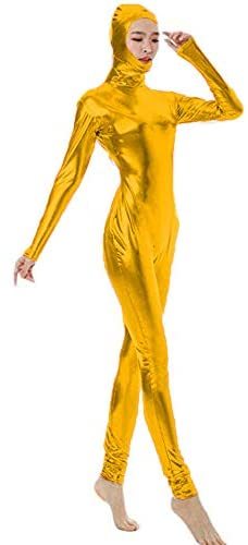 17 Colors Lady Open Face Masked Zentai Sexy Dancing Hooded Unitard