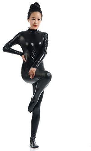 Women's Wet Look Catsuit Plus Size Catsuit Bodysuit