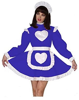 23 Color Heart Pattern Lolita Dress Lady Ruffle Maid Cosplay Dress