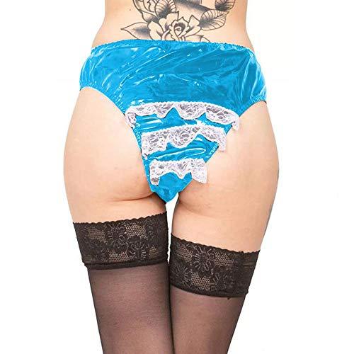 Charming Elastic Waist Panties Novelty Women Lace Splicing Briefs