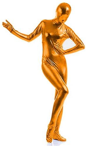 Plus Size Glitter Zentai Lady One Piece Stretchy Full Body Catsuit