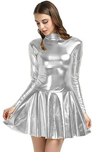 17 Colors Sexy Mini Dress Long Sleeve Vestido A-Line Pleated Dress